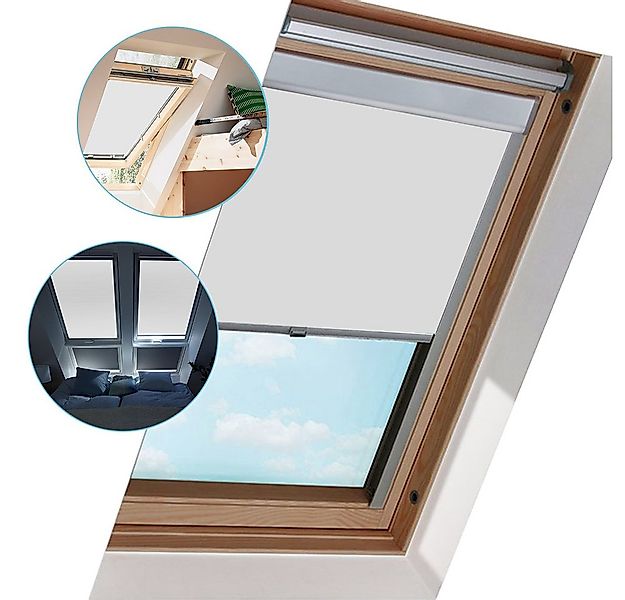Dachfensterrollo Verdunkelungsrollo Dachfensterrollo Thermo-Rollo für GGL G günstig online kaufen