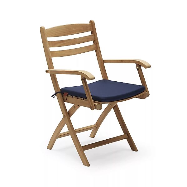 Skagerak - Sitzkissen für Selandia Armlehnstuhl - marine/LxBxH 42x42x3cm günstig online kaufen