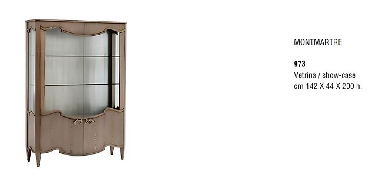 JVmoebel Vitrine Wohnzimmer Anrichte Glas Schrank Vitrine Esszimmer Anricht günstig online kaufen