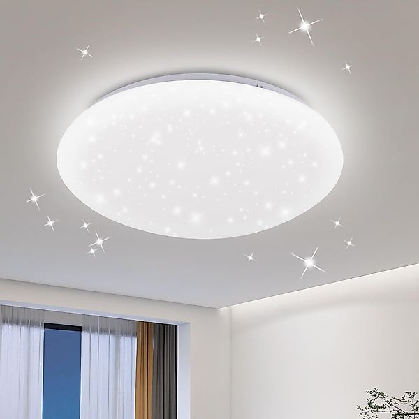 Nettlife LED Deckenleuchte LED Deckenleuchte Sternenhimmel günstig online kaufen