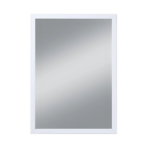 Kristall-Form Rahmenspiegel Beach VIII rechteckig 40 cm x 60 cm Weiß günstig online kaufen