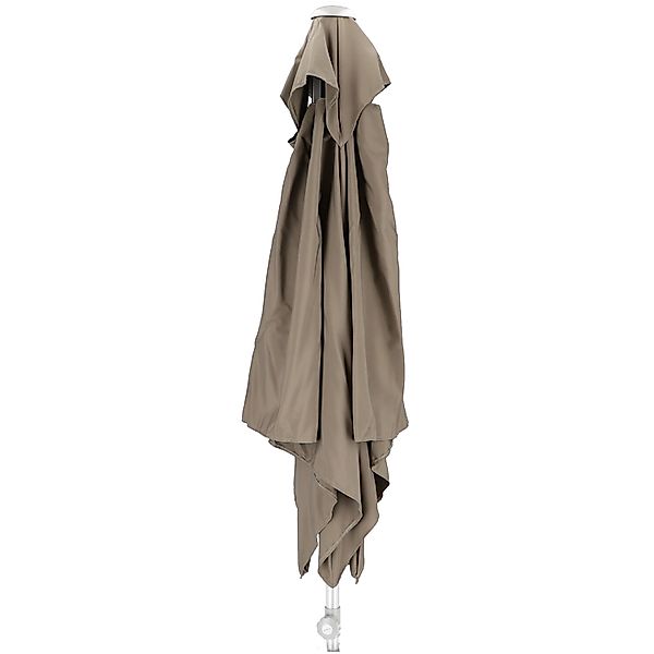 Outdoor Sonnenschirm Elba eckig taupe 200 x150 günstig online kaufen