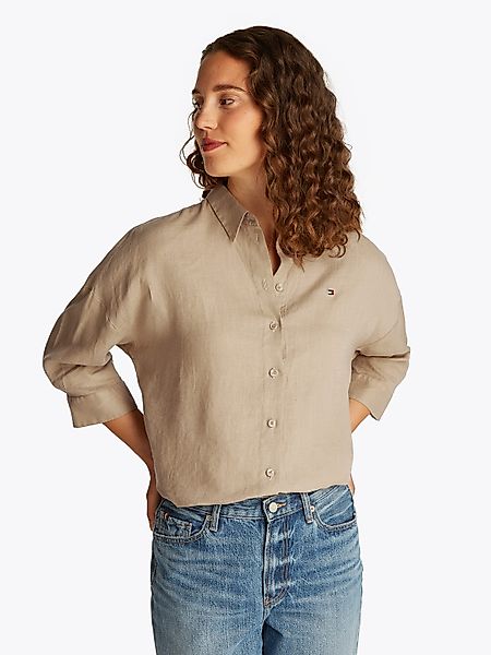 Tommy Hilfiger 3/4-Arm-Shirt ESS LINEN LOOSE günstig online kaufen