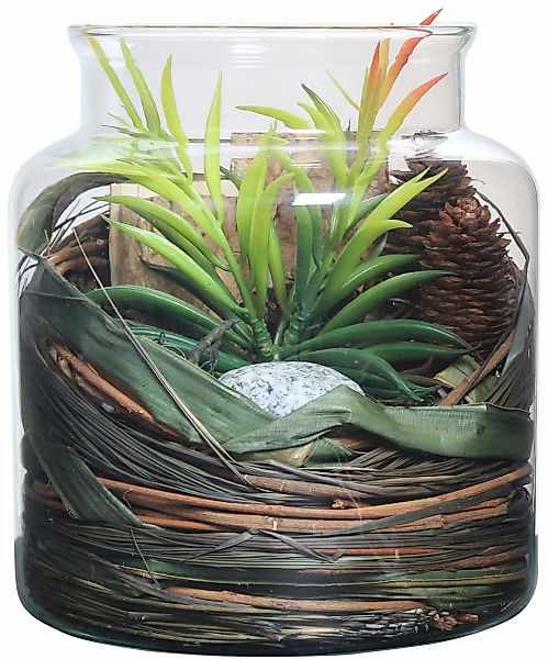 Kayoom Deko-Glas "Dekoglas Flora 810 Natural", dekorativ, modern, vielseiti günstig online kaufen