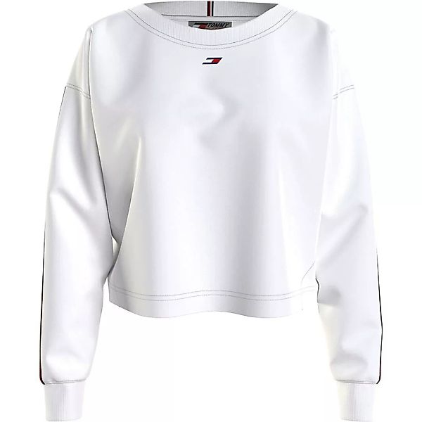 Tommy Hilfiger Sportswear Relaxed Tape Sweatshirt S Th Optic White günstig online kaufen