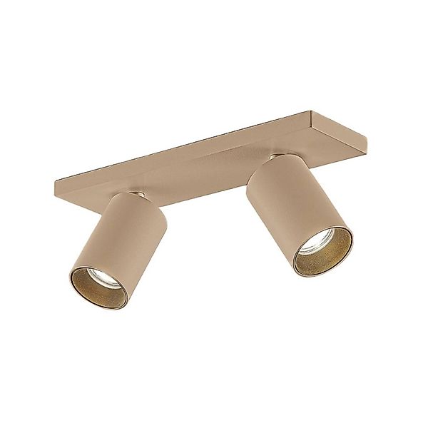 Arcchio Strahler Brinja 10012201 Dimmbar Modern in Braun aus Aluminium 2-fl günstig online kaufen