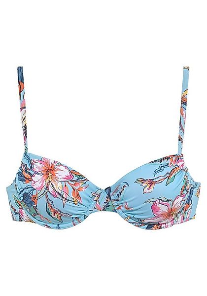 LASCANA Bügel-Bikini-Top Malia, mit tropischem Print günstig online kaufen
