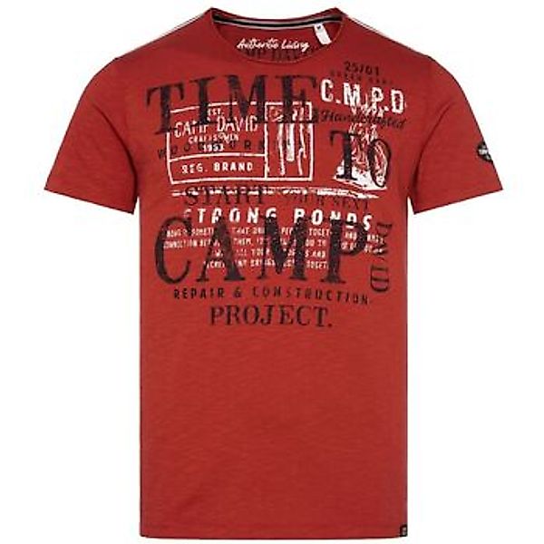 Camp David  T-Shirt T-Shirt THE CRAFTSMEN Kurzarmshirt günstig online kaufen