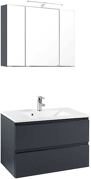 welltime Badmöbel-Set Cardiff, (2-St), Breite 80 günstig online kaufen