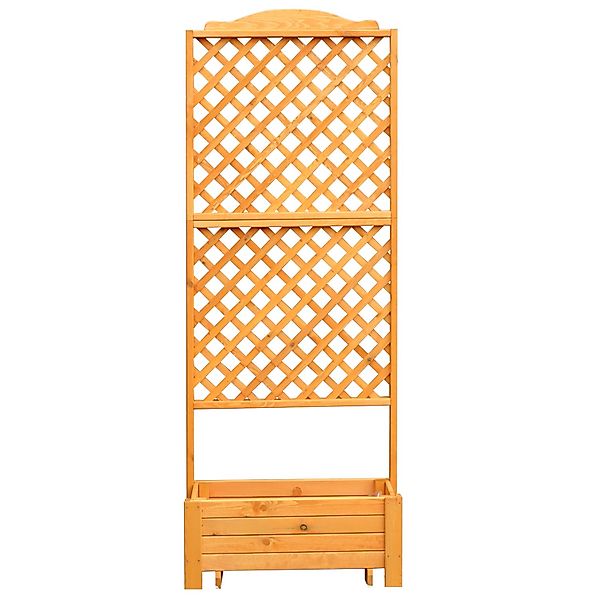 Promadino Rankkasten Romantica mit Rankgitter (BxTxH) 80 cm x 38 cm x 210 c günstig online kaufen