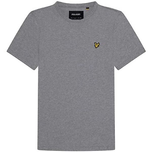 Lyle & Scott  T-Shirts & Poloshirts TS400VOG PLAIN T-SHIRT-T28 MID GREY MAR günstig online kaufen