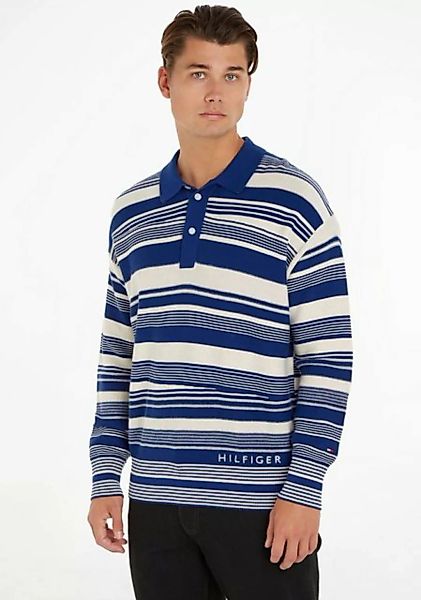 Tommy Hilfiger Polokragenpullover CRAFTED STRIPE LS POLO günstig online kaufen