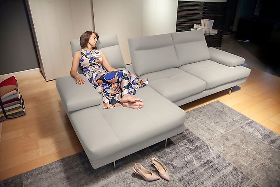 CALIA ITALIA Ecksofa »Toby Wing, L-Form, Designsofa mit sensationellem Sitz günstig online kaufen