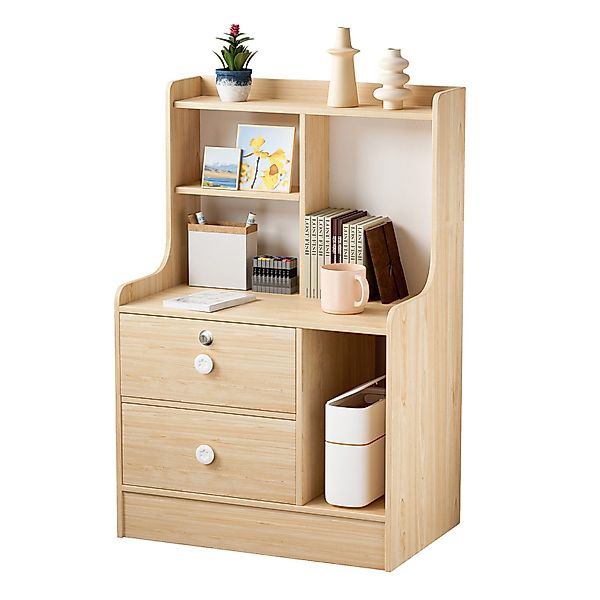 Rutaqian Beistelltisch Beistelltisch Holz, Nachttisch Nightstand günstig online kaufen