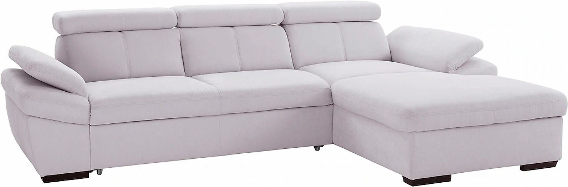 exxpo - sofa fashion Ecksofa »Salerno, inkl. Kopf- und Armteilverstellung, günstig online kaufen