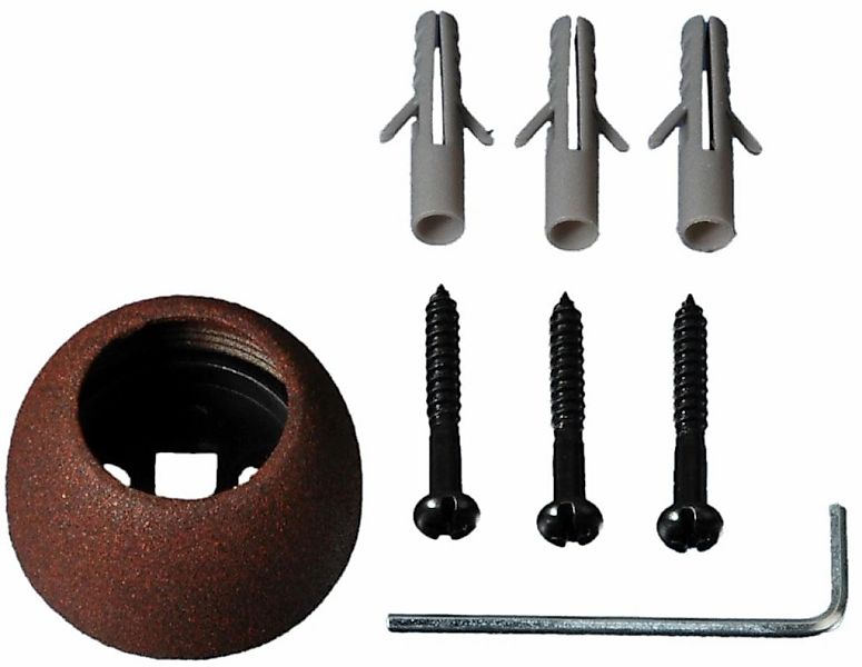 Liedeco Wandbefestigung für Gardinenstangen Ø 20 mm günstig online kaufen