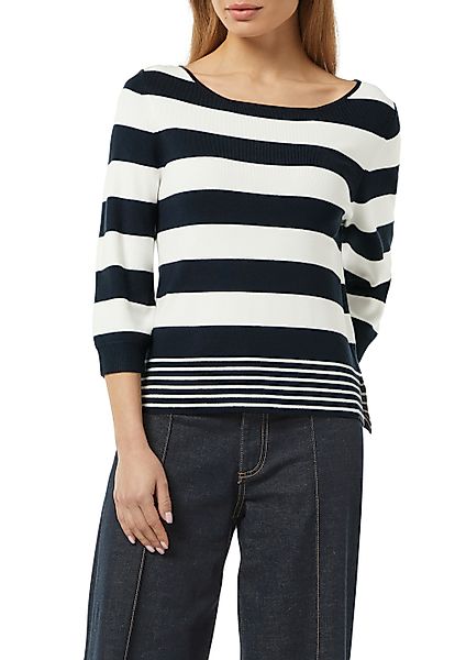 Comma Strickpullover, im Streifen-Design günstig online kaufen