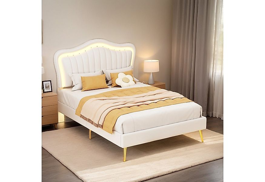 REDOM Polsterbett Bett Kinderbett Polsterbet Gästebett (Bettgestell für Mäd günstig online kaufen