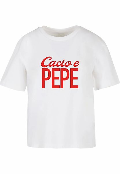 Miss Tee T-Shirt "Miss Tee Damen Cacio E Pepe Tee" 1 Stk. tlg. günstig online kaufen