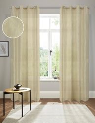 andas Gardine "Tursik" Ösen 1 Stk. tlg. Blickdicht, Leinenlook, Polyester günstig online kaufen