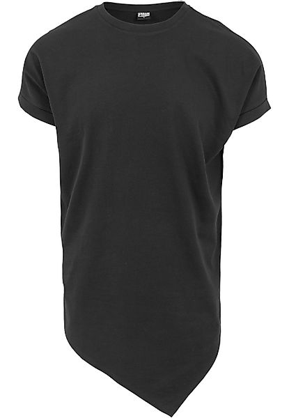 URBAN CLASSICS Langarmshirt "Urban Classics Herren Asymetric Long Tee", (1 günstig online kaufen