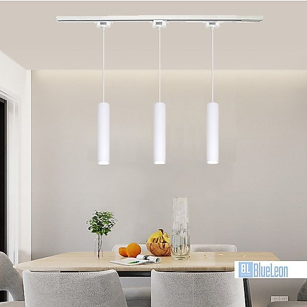 BlueLeon Schienensystem-Sets BL-2WT Schienensystem 3x Hängeleuchte günstig online kaufen
