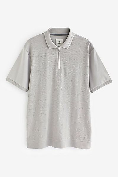 Next Poloshirt Strukturiertes Polo-Shirt (1-tlg) günstig online kaufen