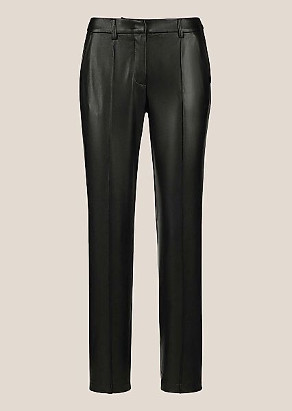 MADELEINE Stretch-Hose "Kunstlederhose Kunstlederhose mit Biesen" günstig online kaufen