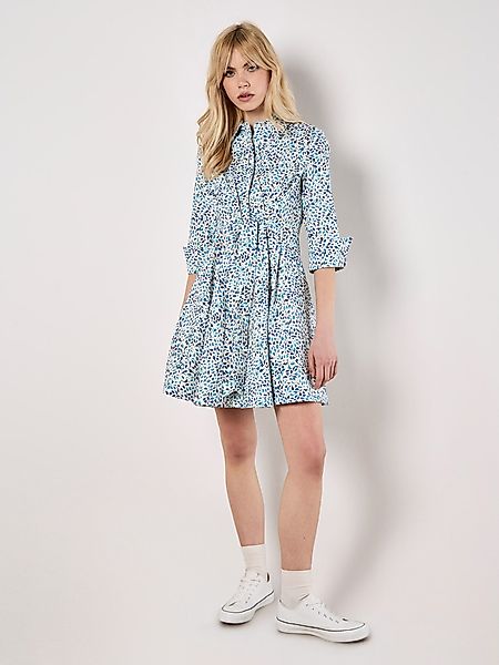 Apricot Minikleid Popeline-Kleid, (2-tlg) mit Gürtel günstig online kaufen