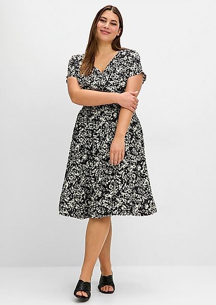 Sheego Etuikleid Sommerkleid Kurzarm günstig online kaufen