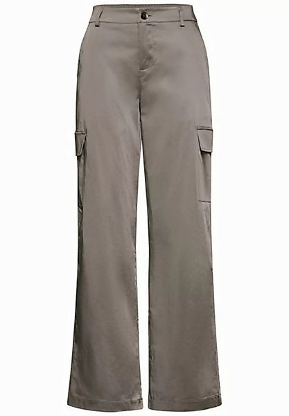 STREET ONE Cargohose, mit Satin Finish günstig online kaufen