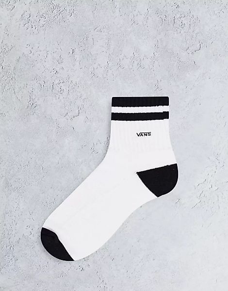 Vans – Halbhohe Socken in Weiß günstig online kaufen