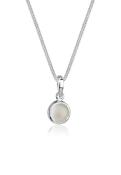 Elli Kette mit Anhänger Klassik Mondstein günstig online kaufen