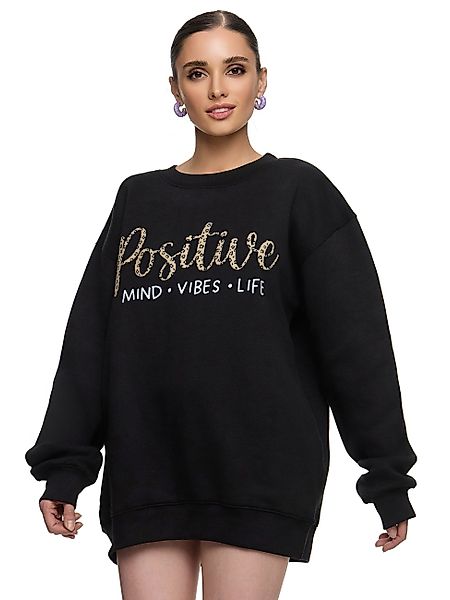 Worldclassca Sweatshirt Worldclassca Oversized Sweatshirt POSITIVE günstig online kaufen