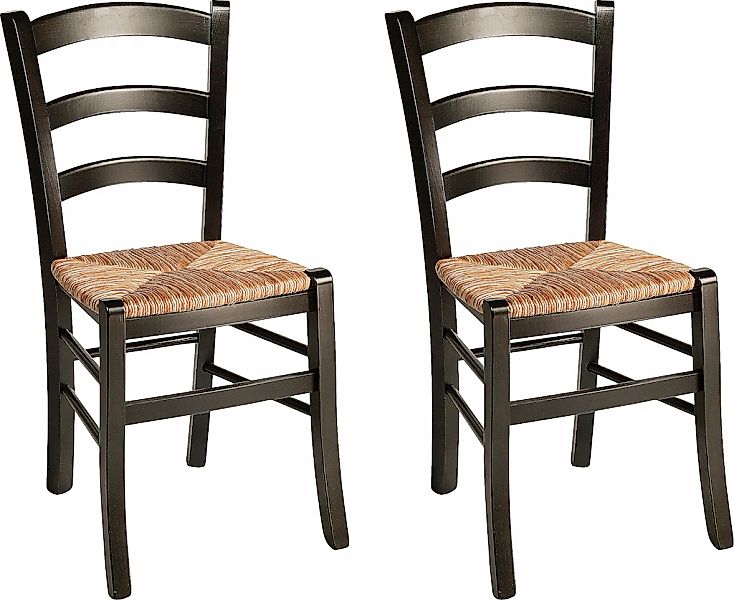 Home affaire Esszimmerstuhl "Super Paesana" (Set) 2 Stk. aus Massivholz Buc günstig online kaufen