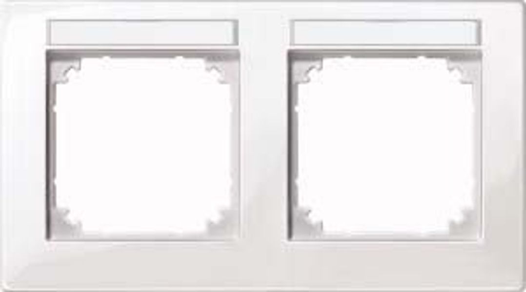 Merten M-PLAN-Rahmen 2f. beschriftbar, waager 514219 - 514219 günstig online kaufen
