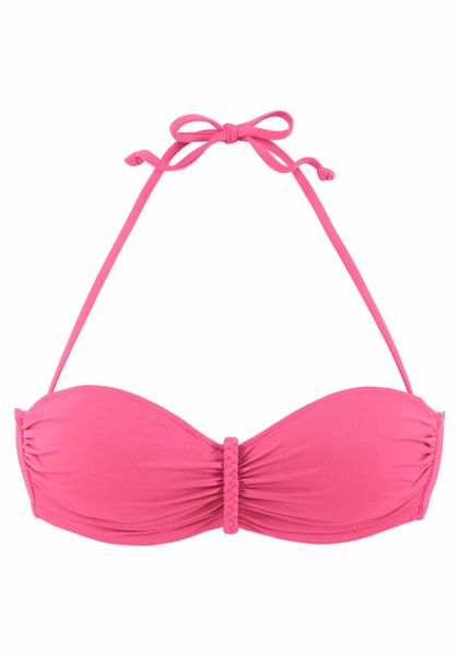 Buffalo Bügel-Bandeau-Bikini-Top "Happy" mit geflochtenem Detail günstig online kaufen