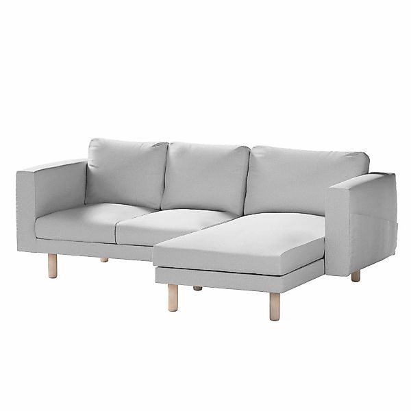 Bezug für Norsborg 3-Sitzer Sofa mit Recamiere, szary, Norsborg Bezug für 3 günstig online kaufen