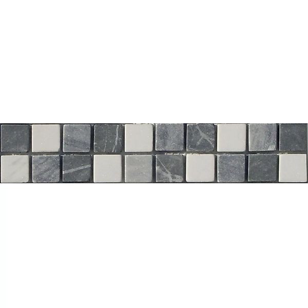 Bordüre Kronos Grau Weiß Mix 5 cm x 25 cm günstig online kaufen