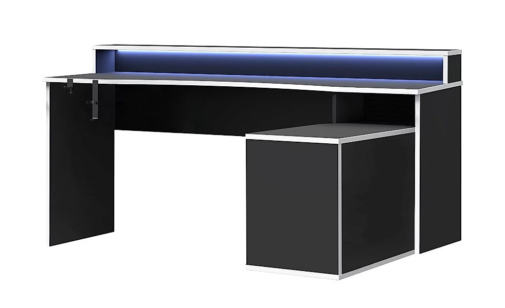 FORTE Gamingtisch "Tezaur", mit RGB-Beleuchtung und Halterungen, Breite 200 günstig online kaufen
