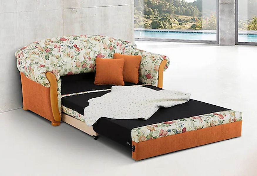 Home affaire 2-Sitzer »Milano, Schlafsofa im Landhaus-Stil, bequem, Liegefl günstig online kaufen