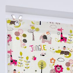 Kutti Raffrollo "Safari" mit Hakenaufhängung ohne Bohren freihängend Baumwo günstig online kaufen