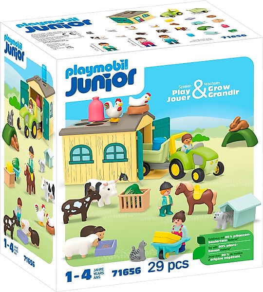Playmobil® Bauernhof-Abenteuer mit Traktor, Anhänger u. günstig online kaufen