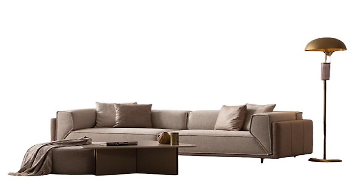 Xlmoebel 3-Sitzer Exklusives Designer-Sofa in Beige für das Wohnzimmer, 3-S günstig online kaufen