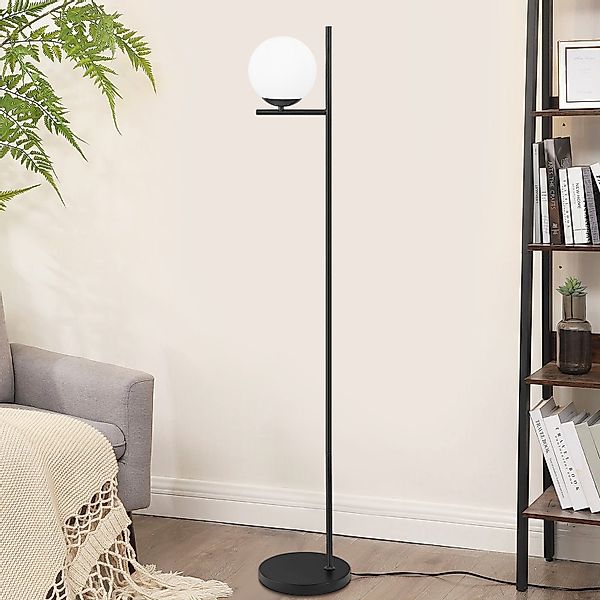 Nettlife Stehlampe Vintage Wohnzimmer Gold Glas günstig online kaufen