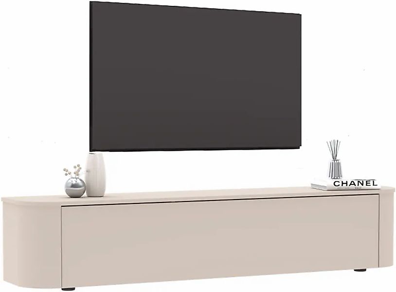 INOSIGN Lowboard "Lido, 181 cm breit, 1 Klappe, TV-Schrank, TV-Kommode, Med günstig online kaufen