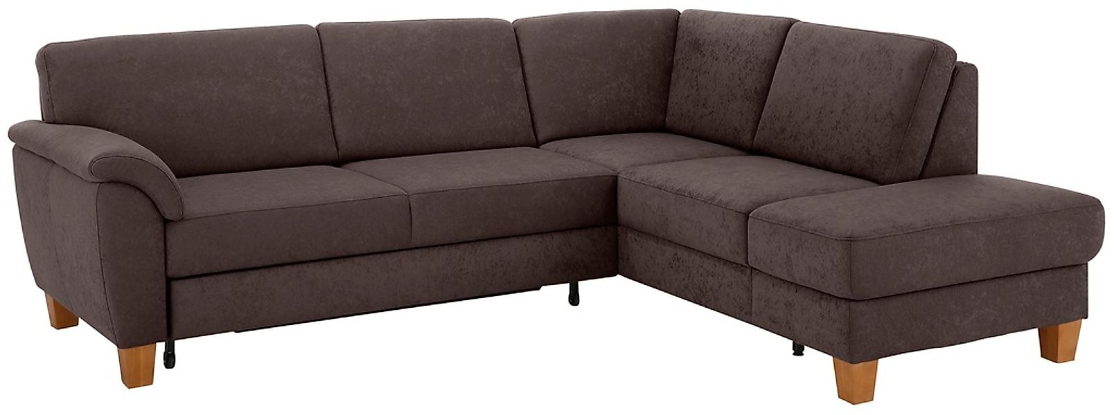 Home affaire Ecksofa »Alta L-Form«, mit Federkern und Kontrastnaht, Füße Bu günstig online kaufen