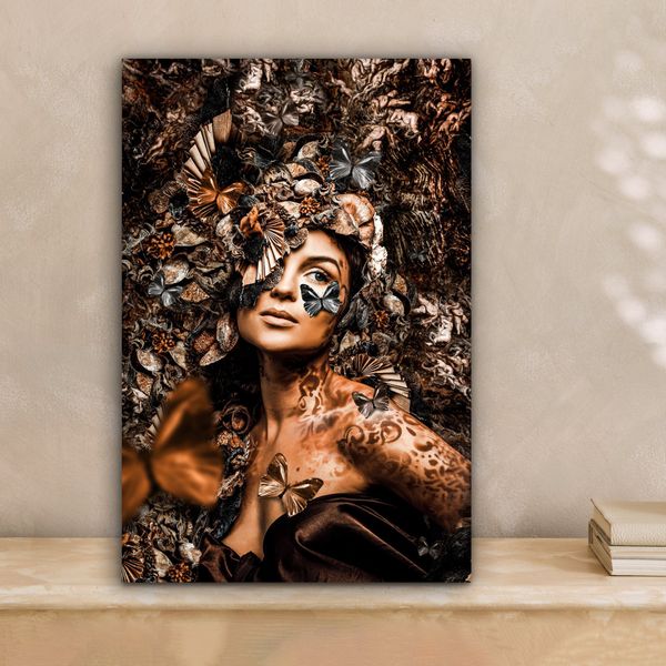 OneMillionCanvasses® Leinwandbild Luxus - Frau - günstig online kaufen