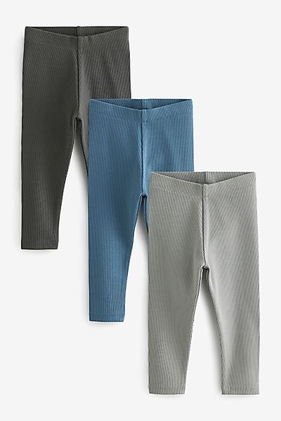 Next Leggings Gerippte Leggings, 3er-Pack (3-tlg) günstig online kaufen