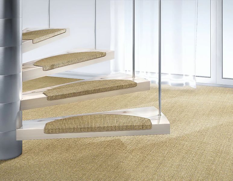 Dekowe Stufenmatte "Mara S2" halbrund 5 mm Höhe 100% Sisal, große Farbauswa günstig online kaufen